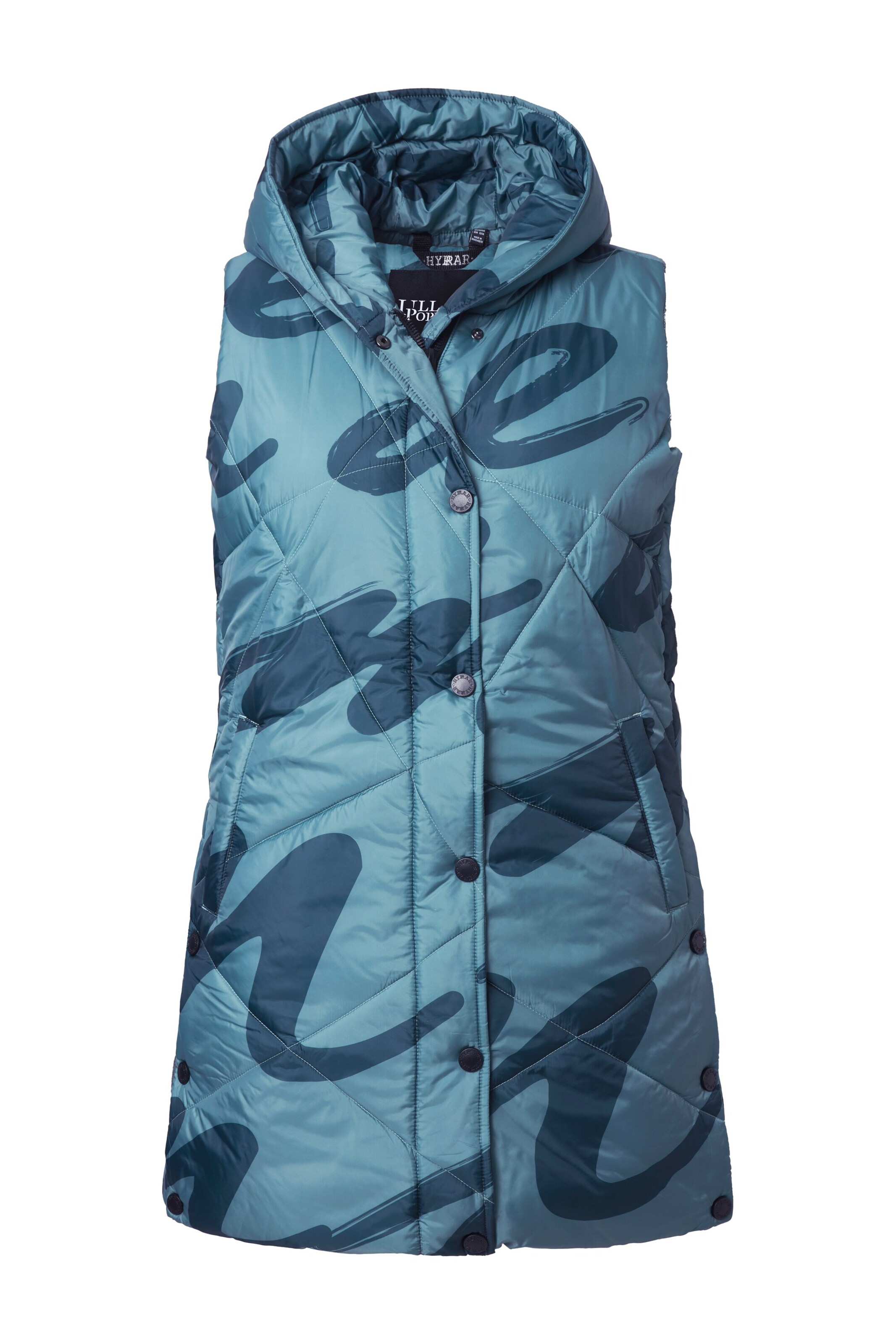 Ulla Popken Weste in Grün: Vorderseite