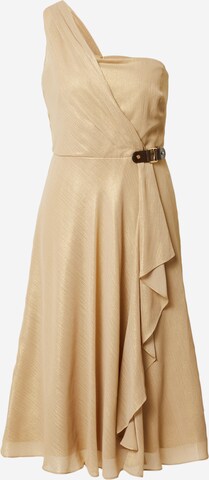 Robe de cocktail 'TAYLEEN' Lauren Ralph Lauren en or : devant