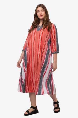 Robe Ulla Popken en orange : devant