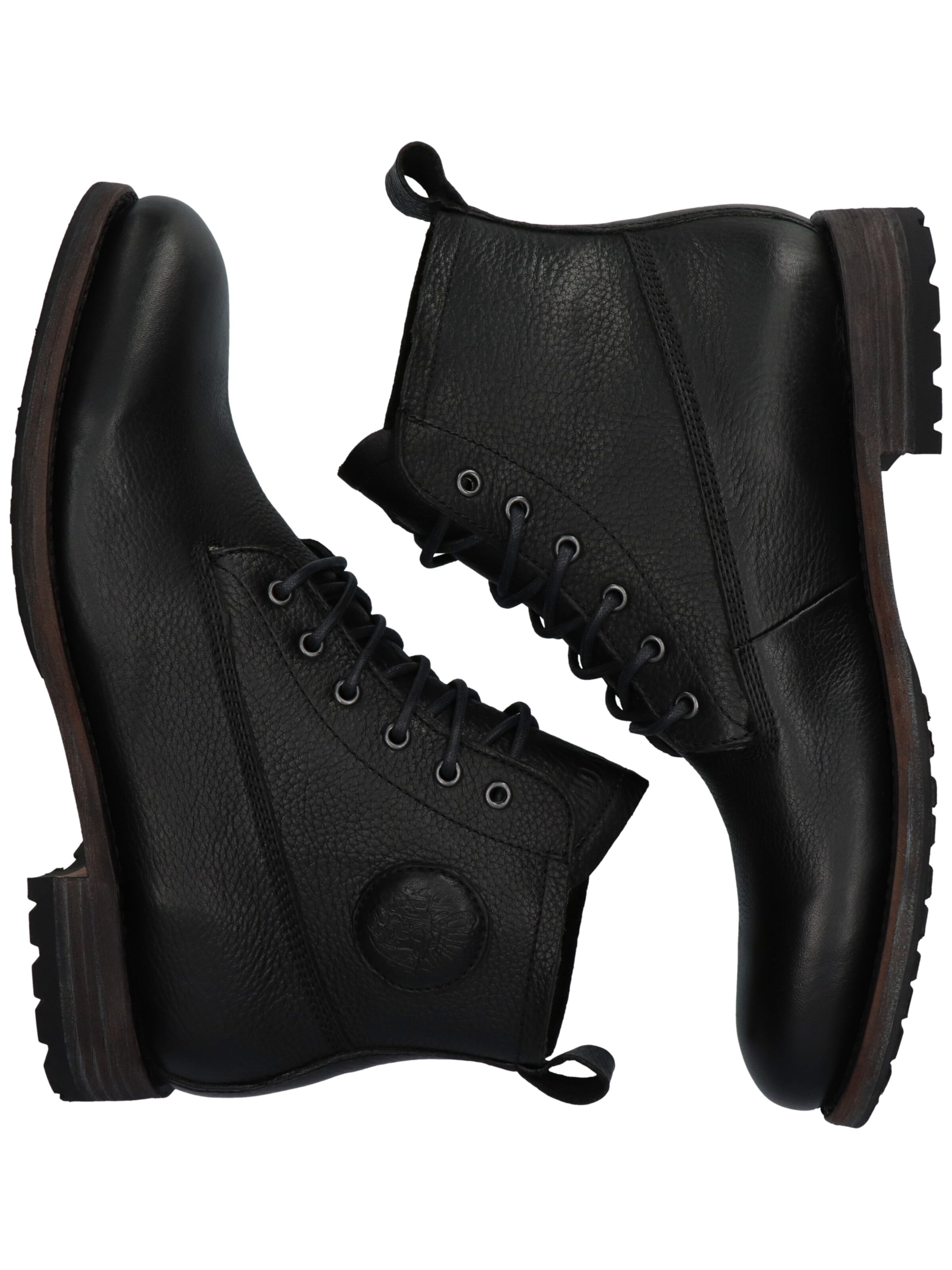 Boots stringati 'BRETT' di BLACKSTONE in nero