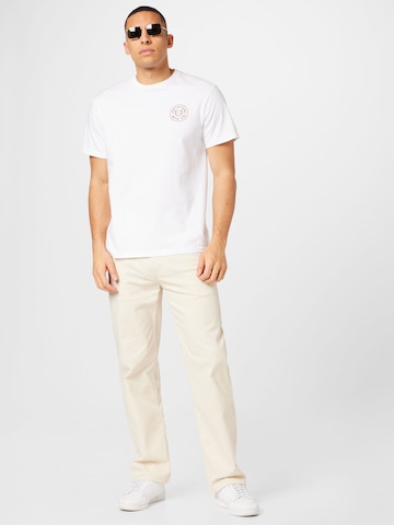 Brixton T-Shirt 'CREST' in Weiß