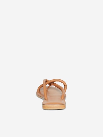 VERO MODA T-bar sandals 'Flino' in Brown