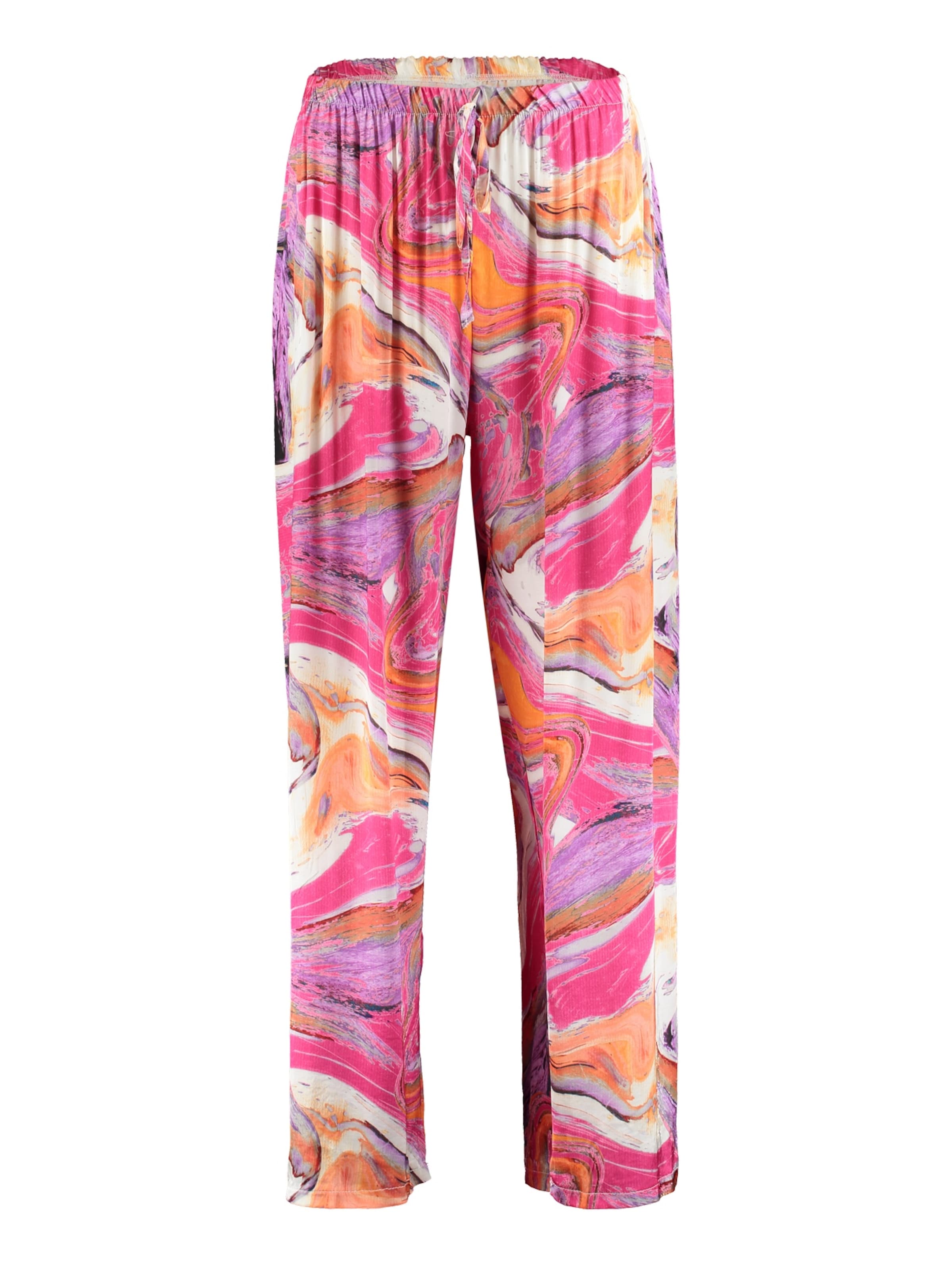 Hailys - Perna larga Calças 'Fa44jola' em rosa: frente