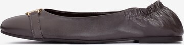 Kazar Ballet Flats in Brown: front