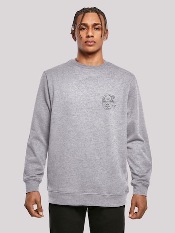 F4NT4STIC Sweatshirt in Grijs: voorkant