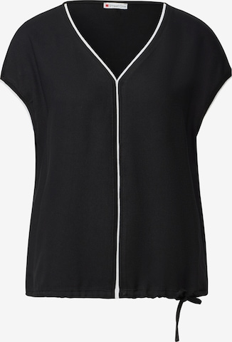 STREET ONE Shirt in Black: front