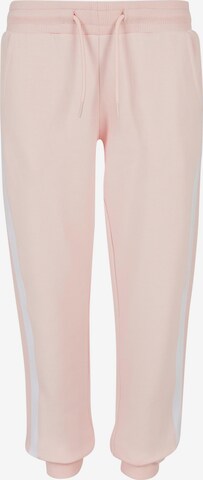 Tapered Pantaloni di Urban Classics in rosa: frontale