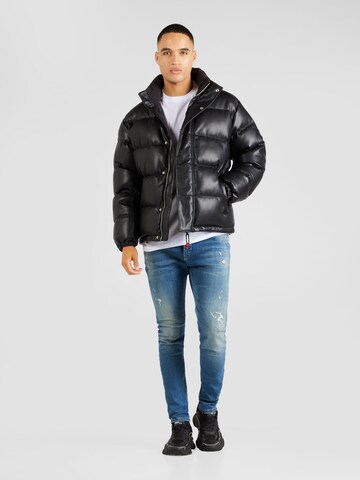 Tommy Jeans Zimní bunda 'ARCHIVE ALASKA' – černá