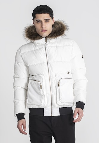 Gianni Kavanagh Winterjacke 'Utility' in Weiß: Vorderseite