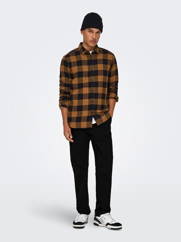 Only & Sons Regular Chinobyxa 'ONSNicky' i svart