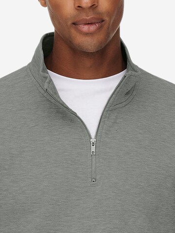 Only & Sons Sweatshirt 'Ceres' in Grey