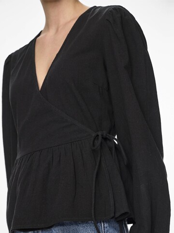 PIECES Bluse 'Milla' in Schwarz
