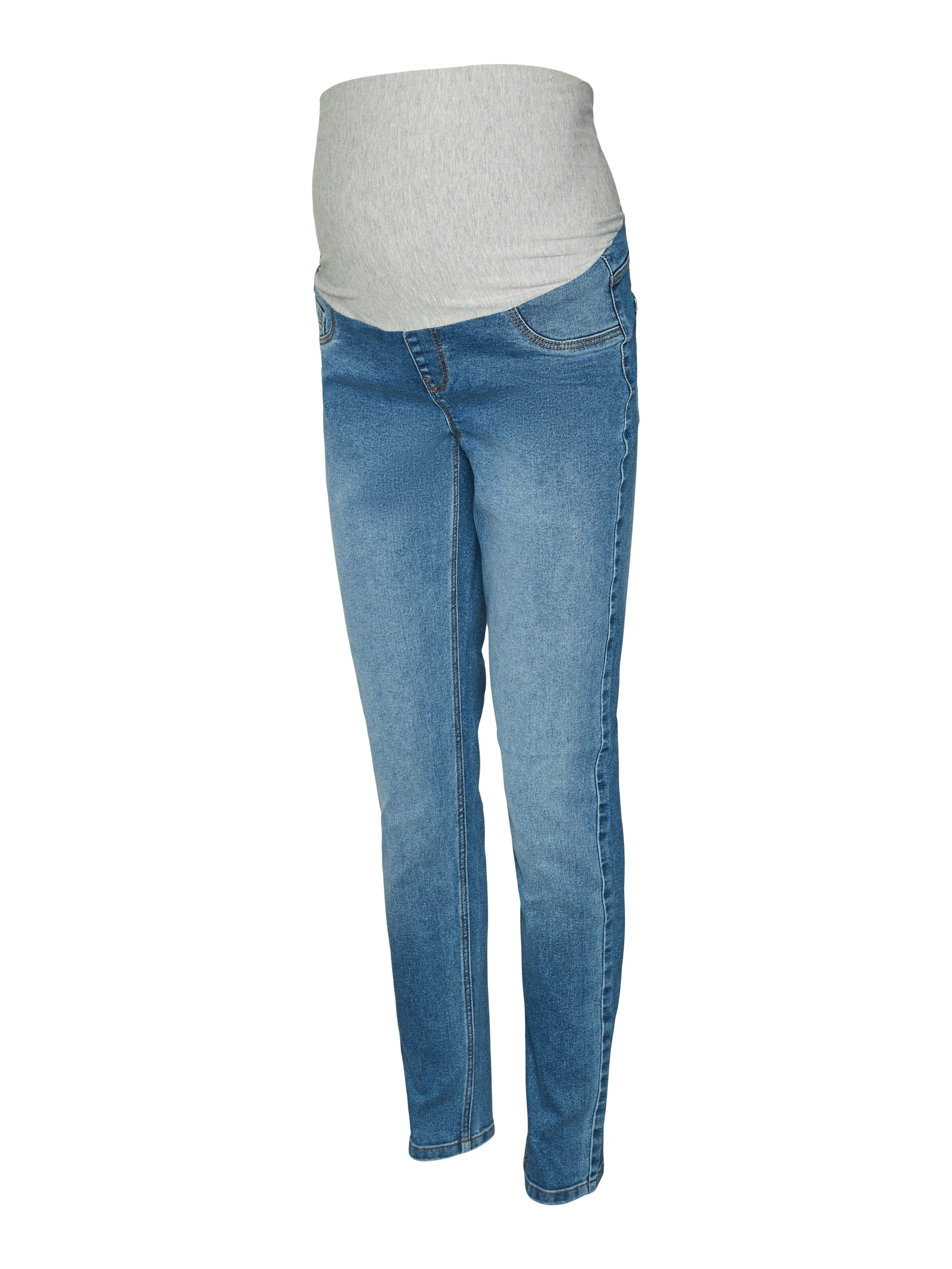 MAMALICIOUS Skinny Jeans 'MLoslo'' in Blue: front