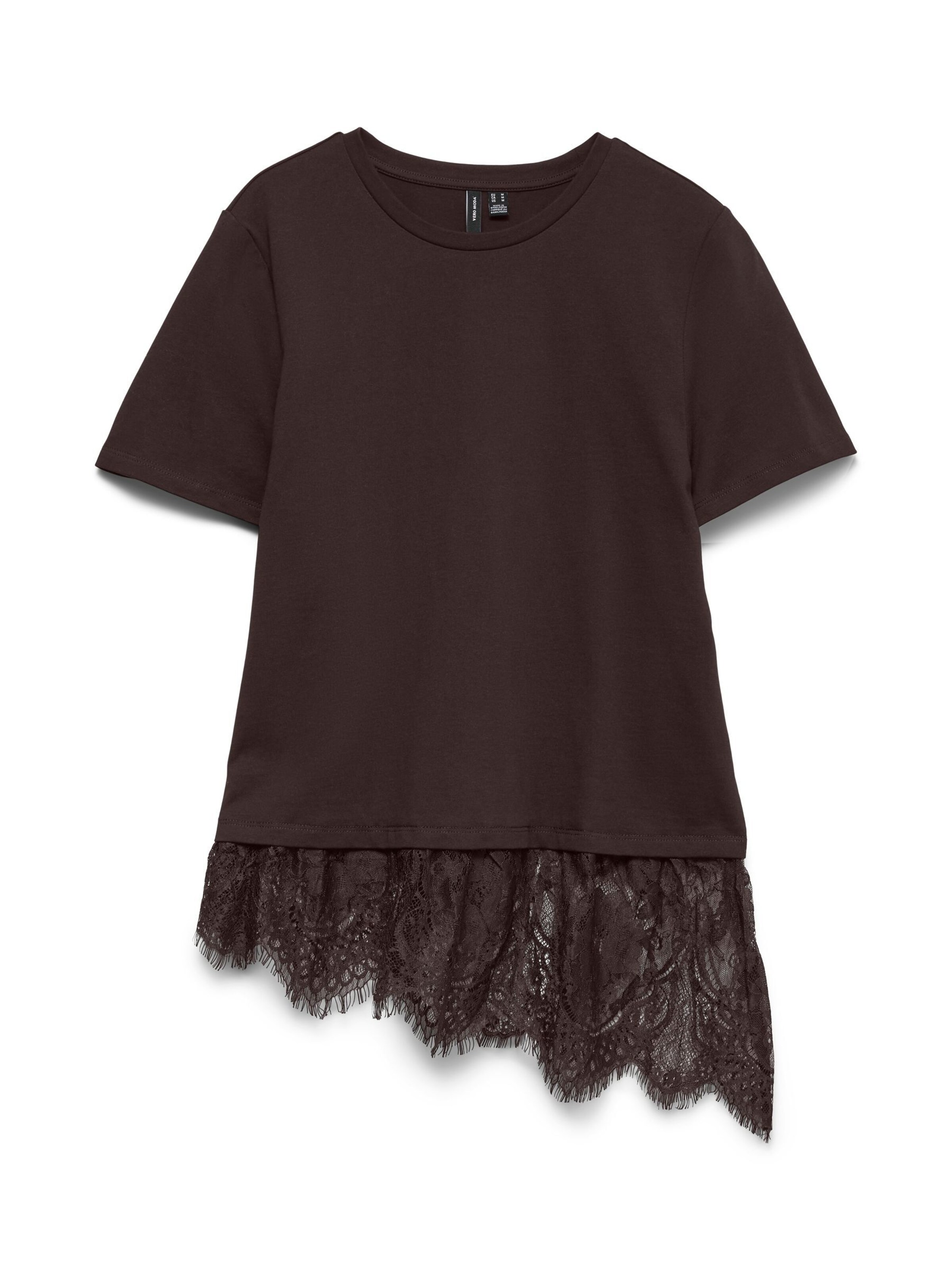 VERO MODA Shirt 'VMBrit' in Brown: front