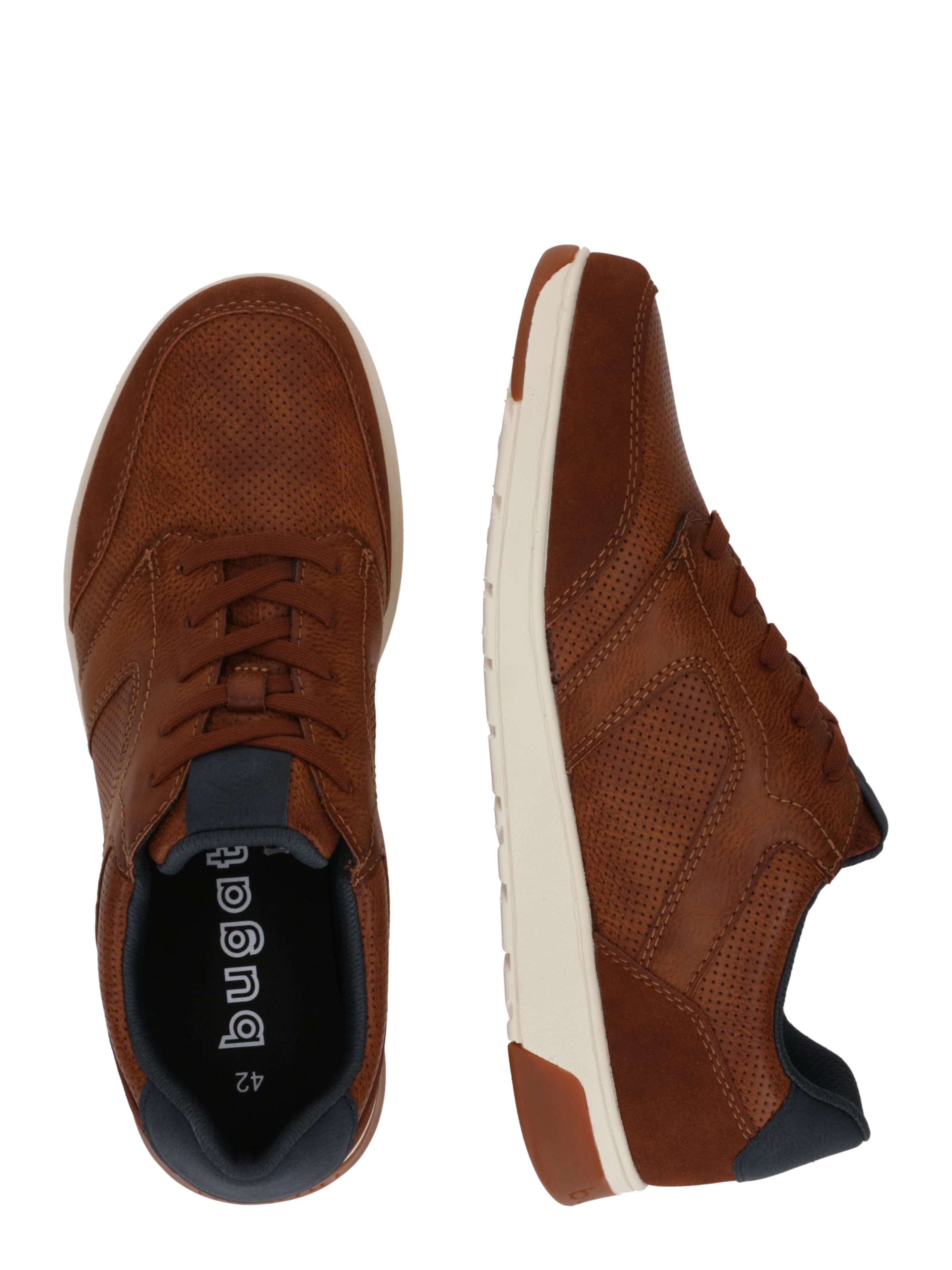 bugatti Athletic Lace-Up Shoes in Brown