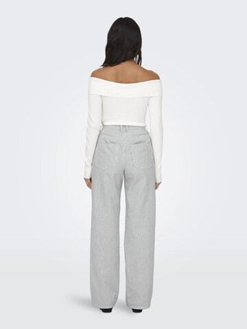 ONLY - regular Pantalón en blanco