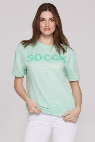 Soccx Sweatshirt in Green: front