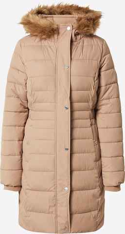 Manteau d’hiver HOLLISTER en beige : devant