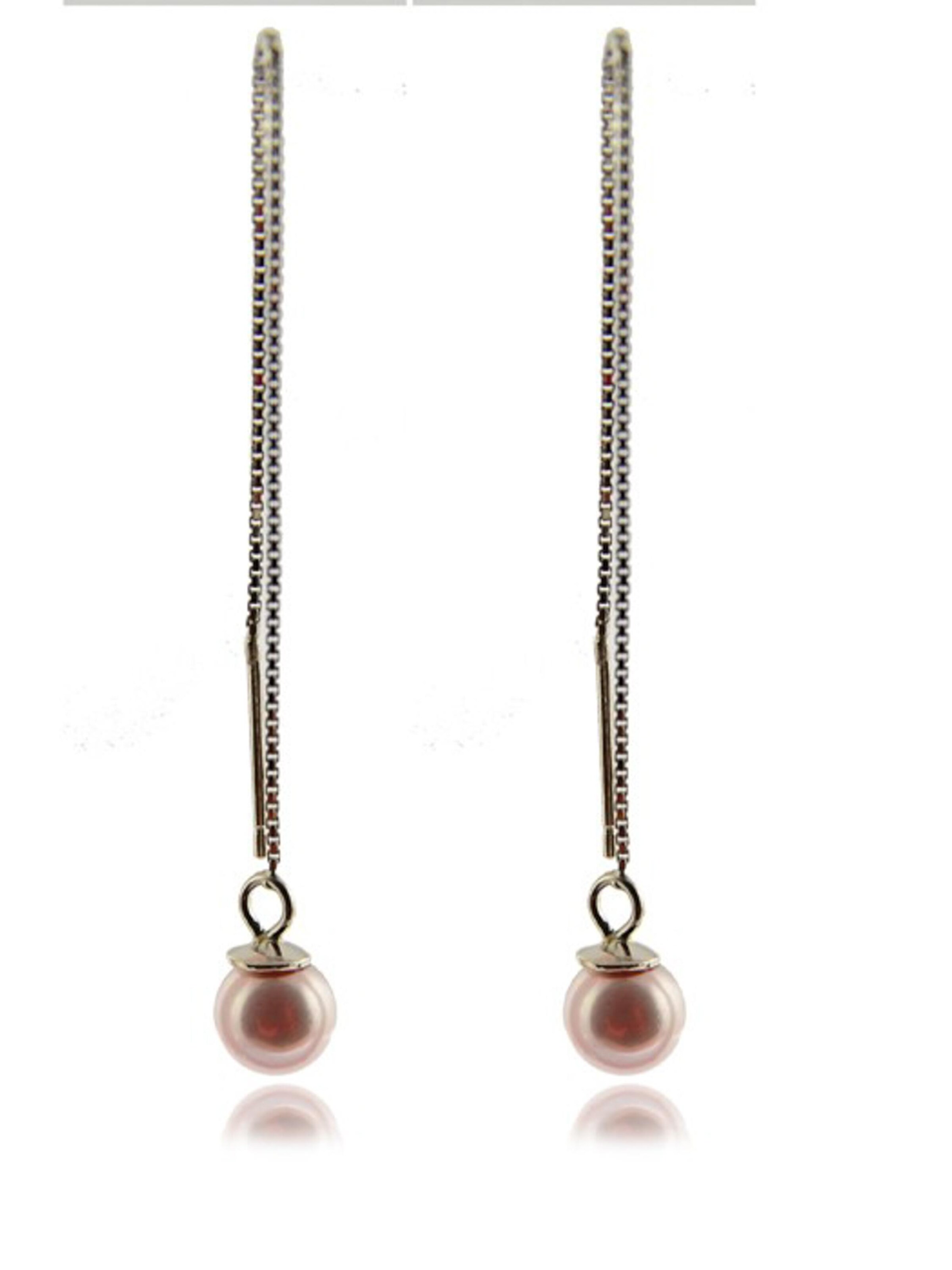 Boucles d'oreilles 'Yedia' Luxenter en marron : devant