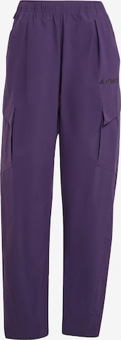 Pantalon outdoor 'Xploric' ADIDAS TERREX en violet : devant