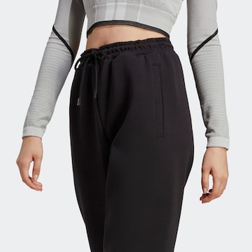 ADIDAS BY STELLA MCCARTNEY Tapered Workout Pants in Black