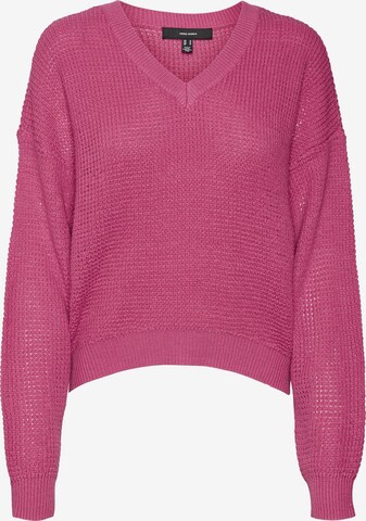 VERO MODA Sweater 'LEANNA' in Purple: front