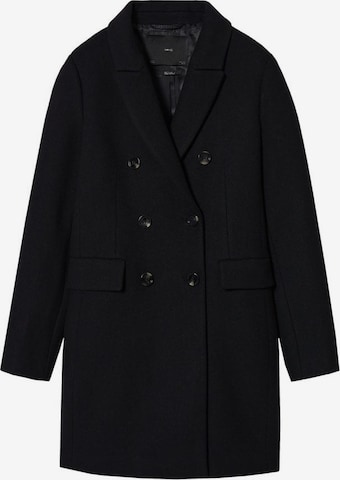 MANGO Between-Seasons Coat 'Dali' in Black: front