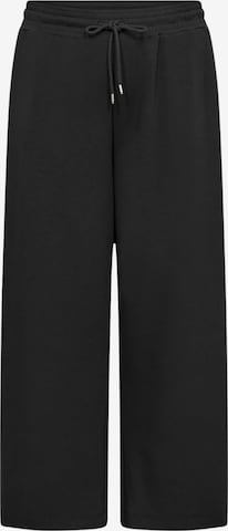 Wide leg Pantaloni 'Sabina' di Wasabi Concept in nero: frontale