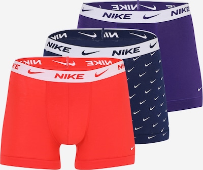Boxer trumpikės iš NIKE Underwear, spalva – tamsiai mėlyna jūros spalva / indigo spalva / raudona / balta, Prekių apžvalga