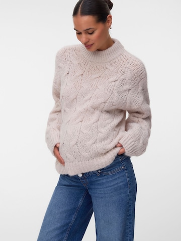 Vero Moda Maternity Trui in Beige: voorkant