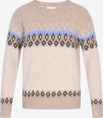 Pull-over usha BLUE LABEL en beige : devant