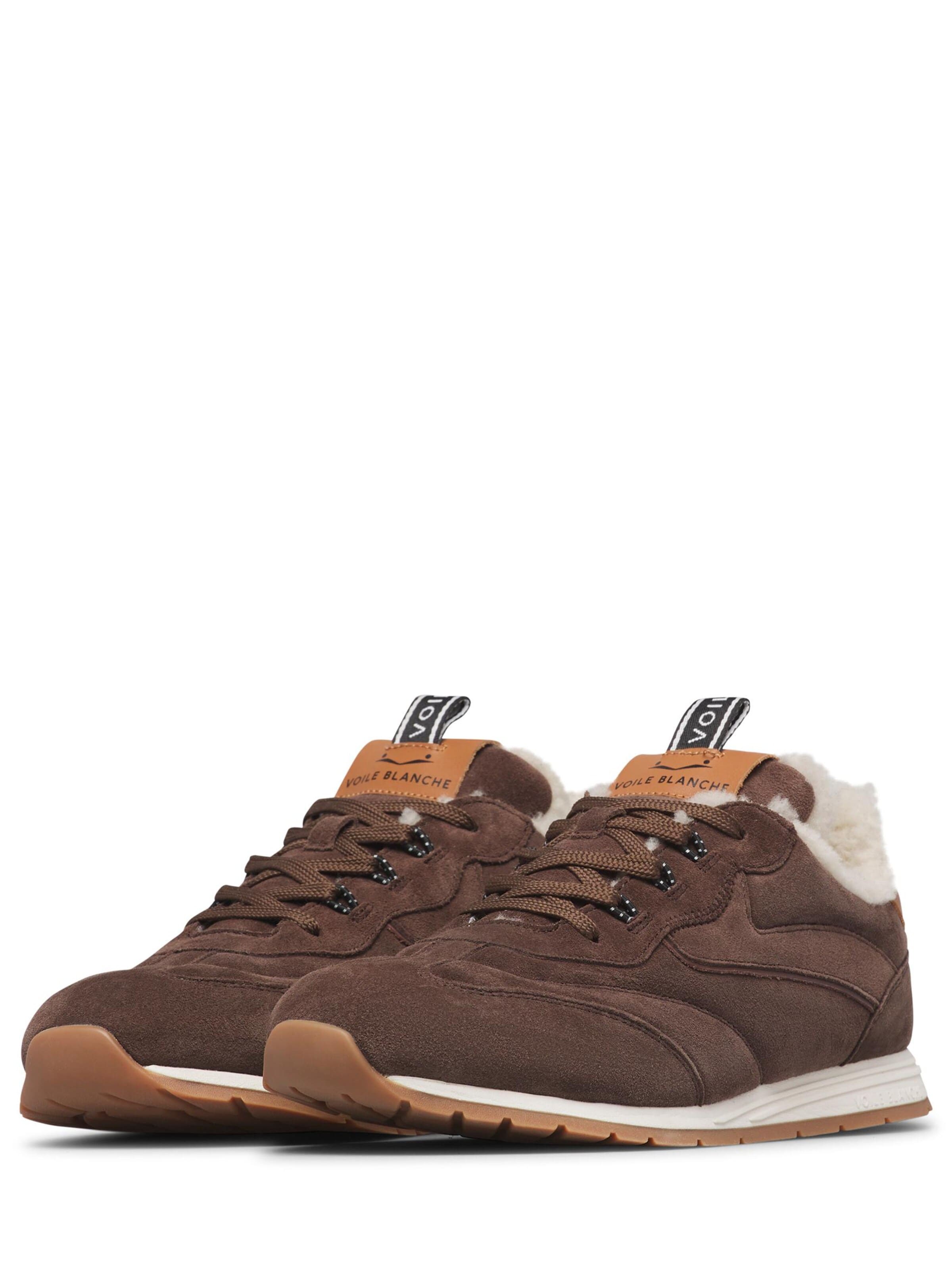 Voile blanche Sneaker low 'PLAY SNEAK FUR M 01.'‌‌‌‌ in Braun