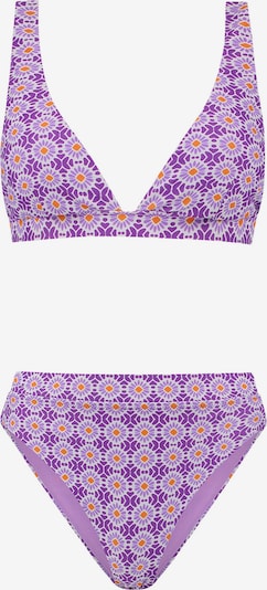 Shiwi Bikini 'Amy' en violet / violet pastel / orange, Vue avec produit