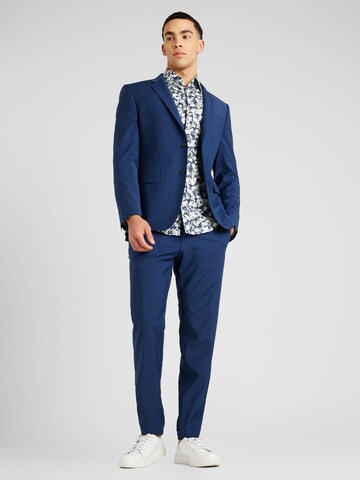 BOSS - Slimfit Fato 'Huge' em azul