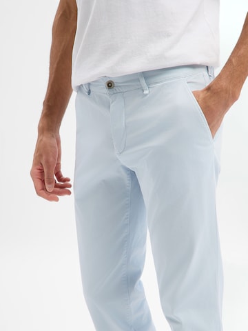 Alberto Regular Chinohose 'Lou' in Blau