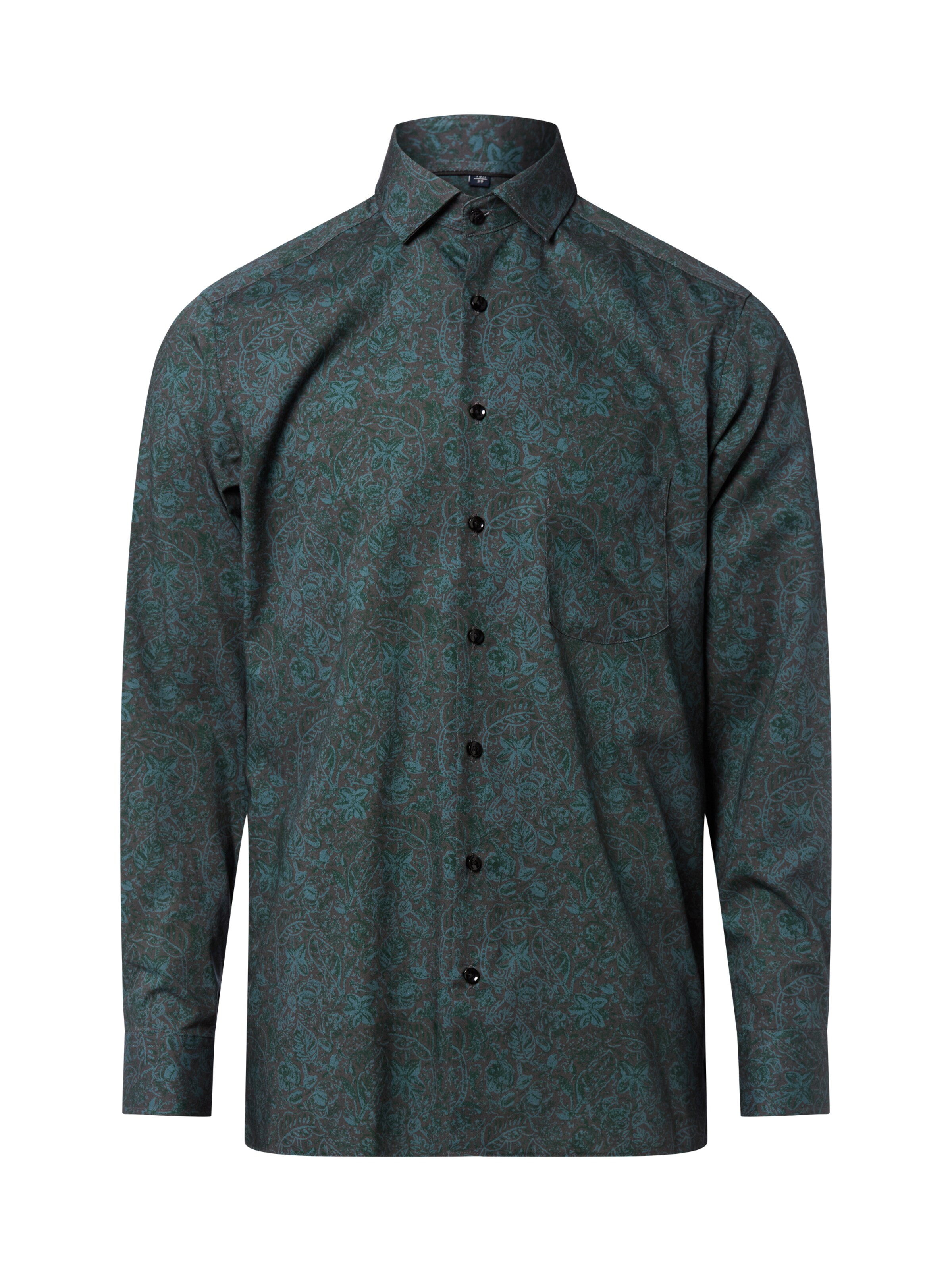 Andrew James Regular Fit Hemd in Grün: Vorderseite