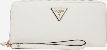 Porte-monnaies 'MERIDIAN' GUESS en beige : devant