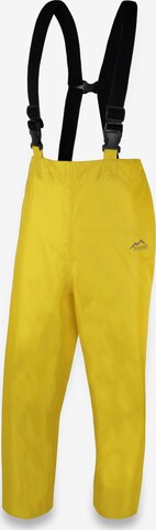 Regular Pantalon outdoor 'Vancouver' normani en jaune