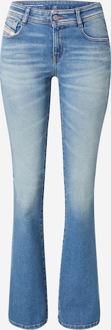 DIESEL Flared Jeans '1969 D-EBBEY' in Blauw: voorkant