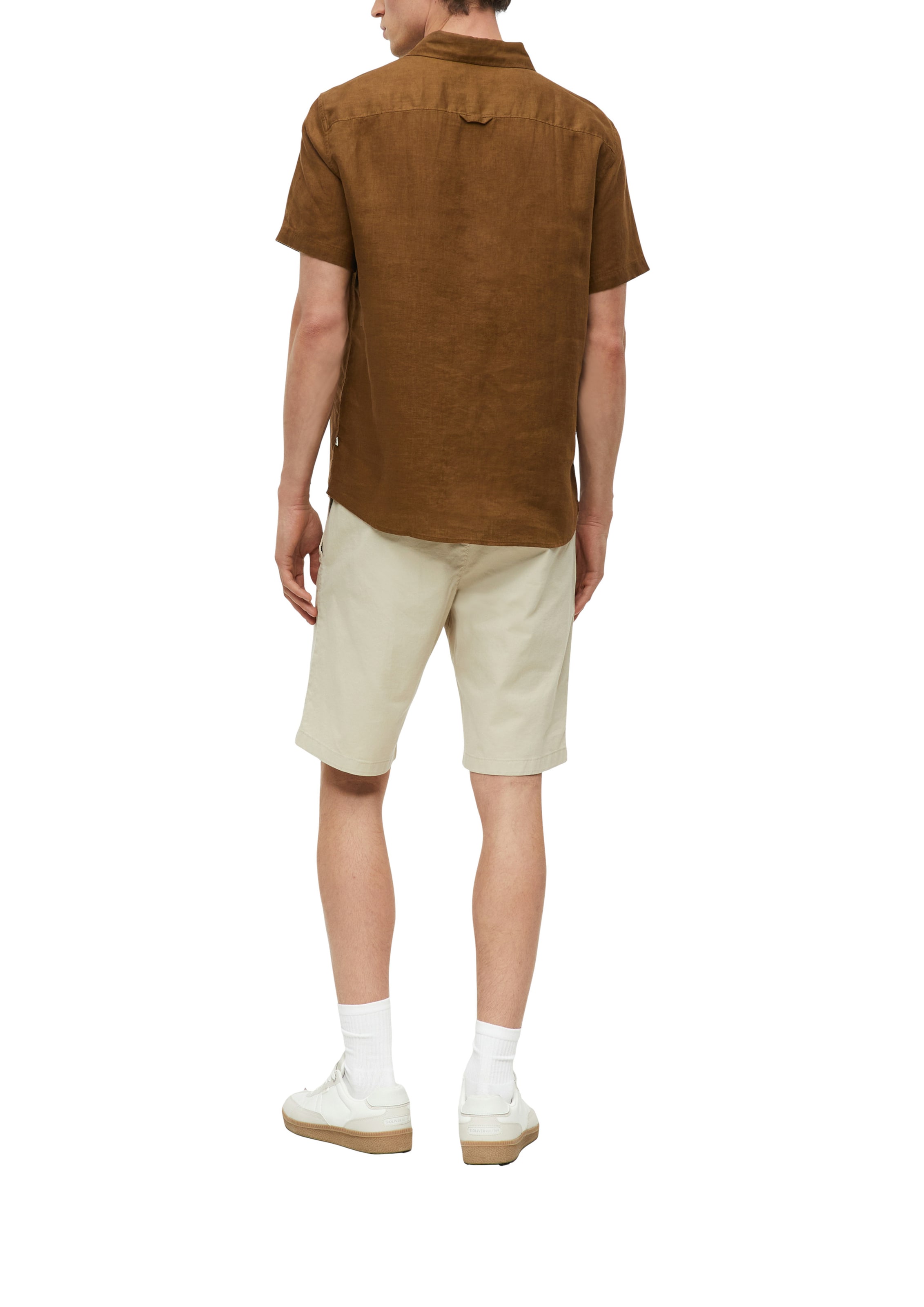 s.Oliver Regular Fit Hemd in Braun