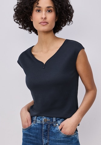 STREET ONE Shirt in Blau: Vorderseite