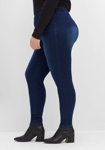 SHEEGO Skinny Jeggings in Blau