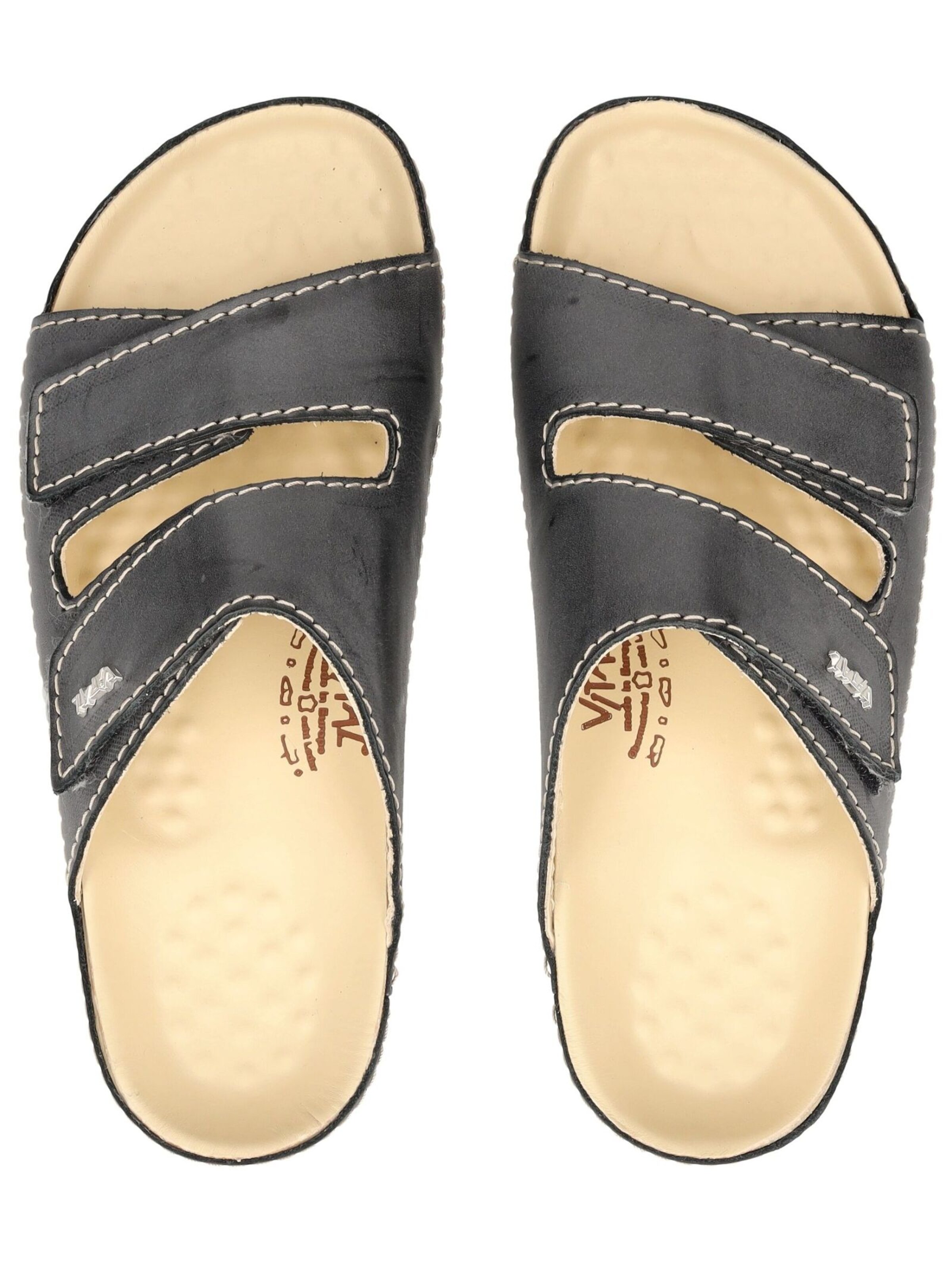 Sandales à lanières vital en gris