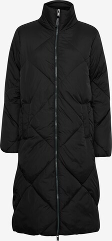 Oxmo Between-Seasons Coat 'Bonnie' in Black: front