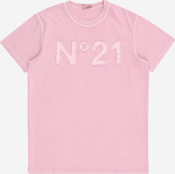 N°21 T-shirt i rosa: framsida