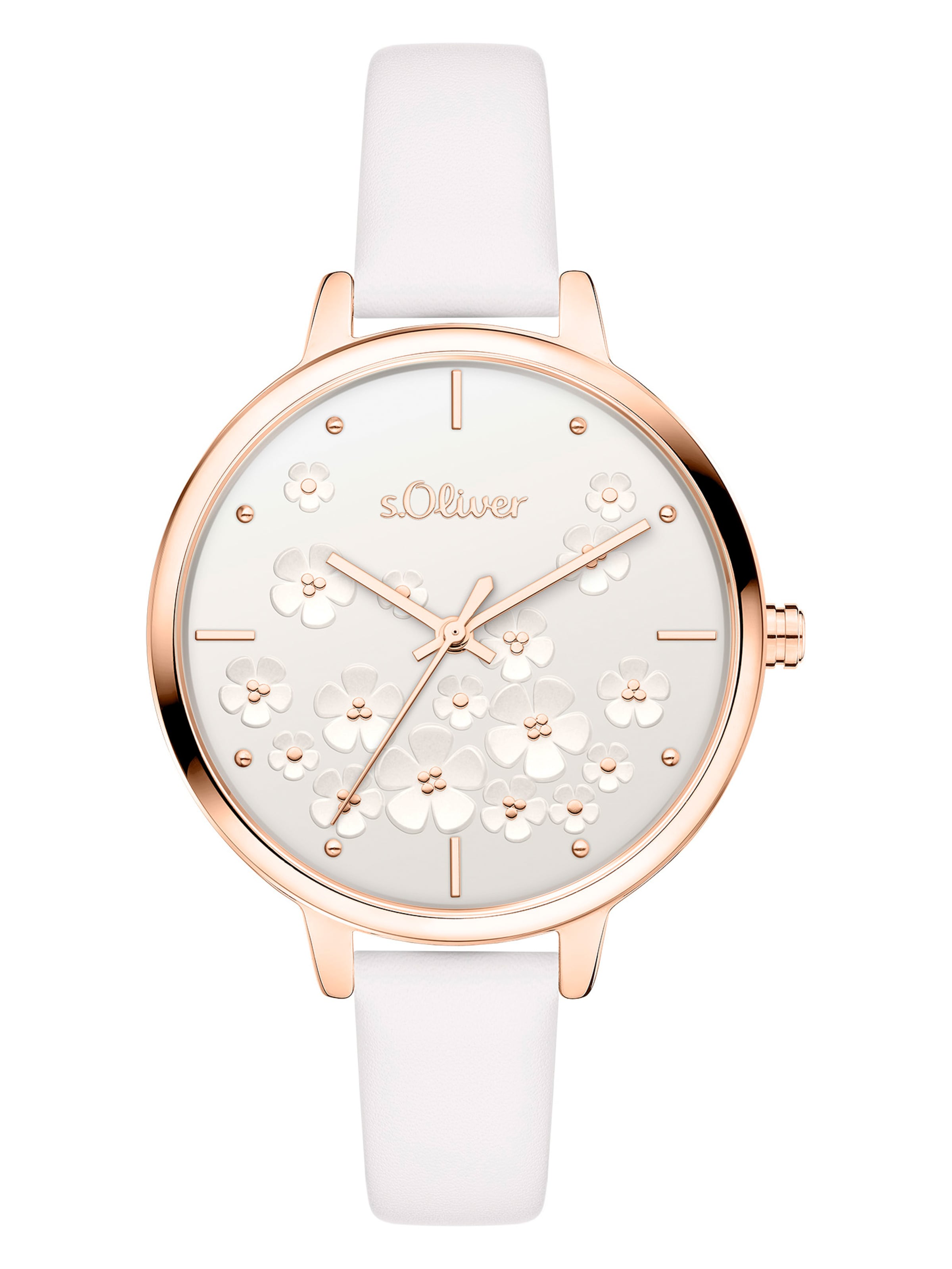 s.Oliver Uhr in Gold: Vorderseite
