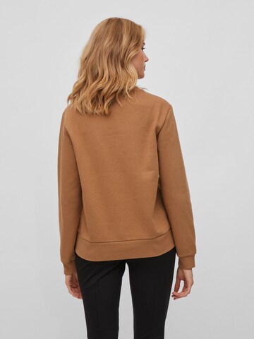 VILA Sweatshirt 'Smurfy' in Braun