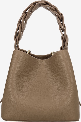 Poche ventrale Usha en marron : devant