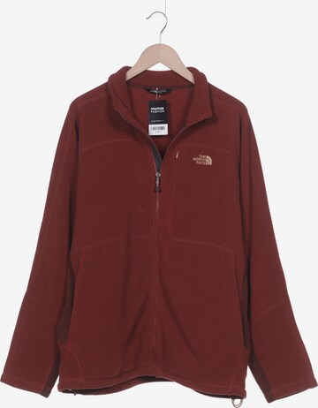 THE NORTH FACE Sweatshirt & Zip-Up Hoodie in XL in Red: front
