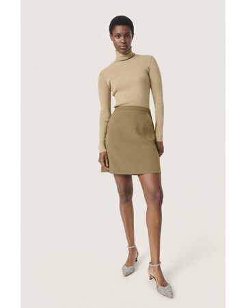 SOAKED IN LUXURY - Falda 'Corinne' en beige